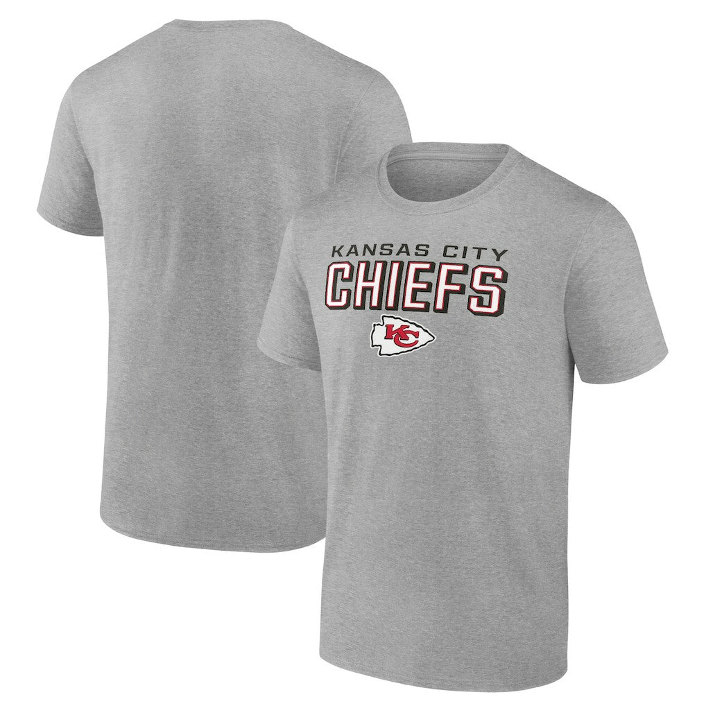 Kansas City Chiefs Swagger T-Shirt - Heather Gray T-shirts