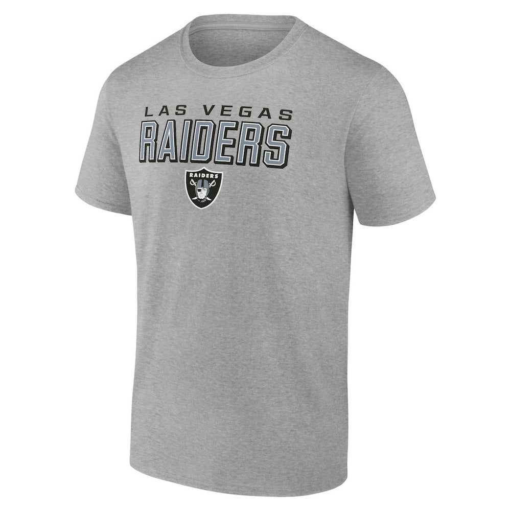 Las Vegas Raiders Swagger T-Shirt - Heather Gray T-shirts