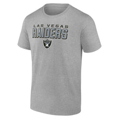 Las Vegas Raiders Swagger T-Shirt - Heather Gray T-shirts