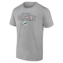 Miami Dolphins Swagger T-Shirt - Heather Gray T-shirts