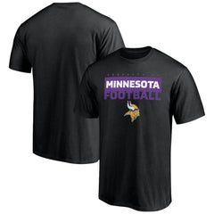 Minnesota Vikings Gain Ground T-Shirt - Black T-shirts