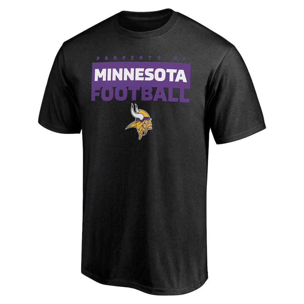 Minnesota Vikings Gain Ground T-Shirt - Black T-shirts
