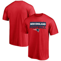 New England Patriots Gain Ground T-Shirt - Red T-shirts