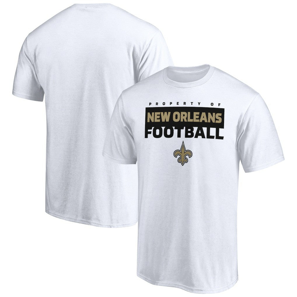 New Orleans Saints Gain Ground T-Shirt - White T-shirts