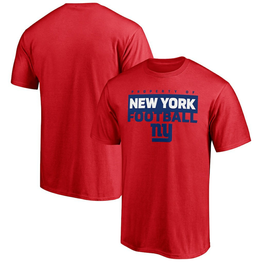 New York Giants Gain Ground T-Shirt - Red T-shirts