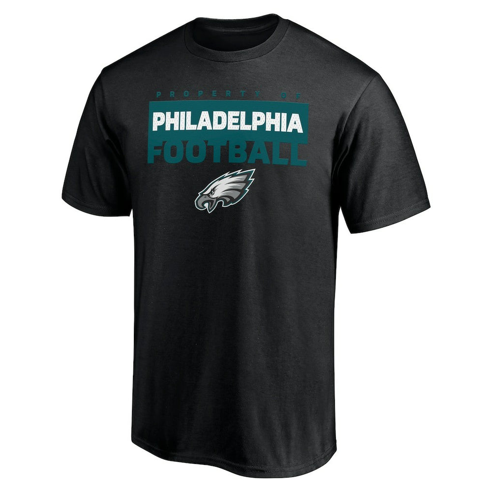 Philadelphia Eagles Gain Ground T-Shirt - Black T-shirts