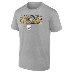 Pittsburgh Steelers Swagger T-Shirt - Heather Gray T-shirts
