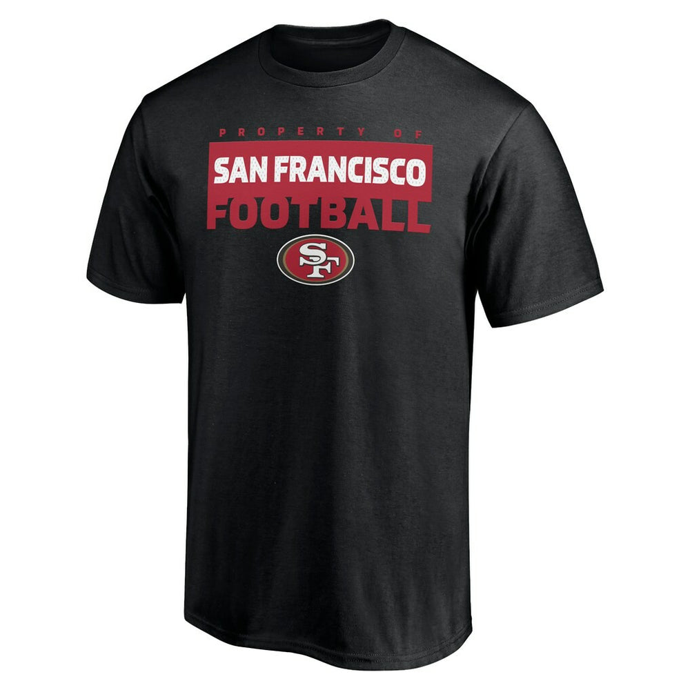 San Francisco 49ers Gain Ground T-Shirt - Black T-shirts