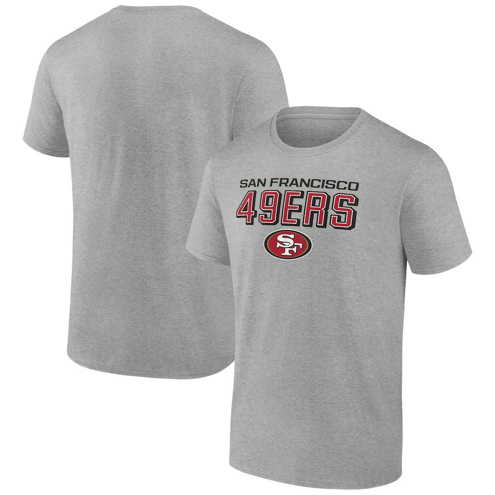 San Francisco 49ers Swagger T-Shirt - Heather Gray T-shirts
