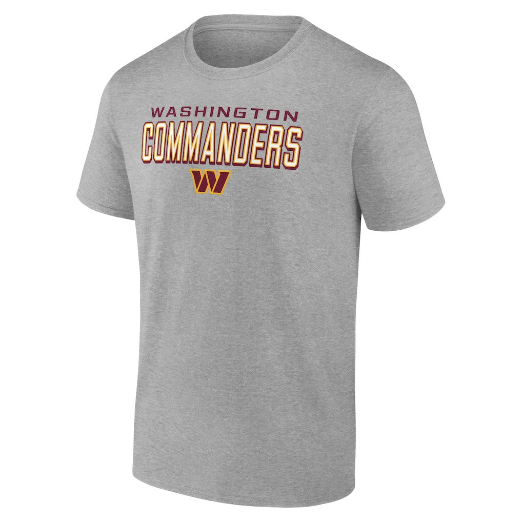 Washington Commanders Swagger T-Shirt - Heather Gray T-shirts