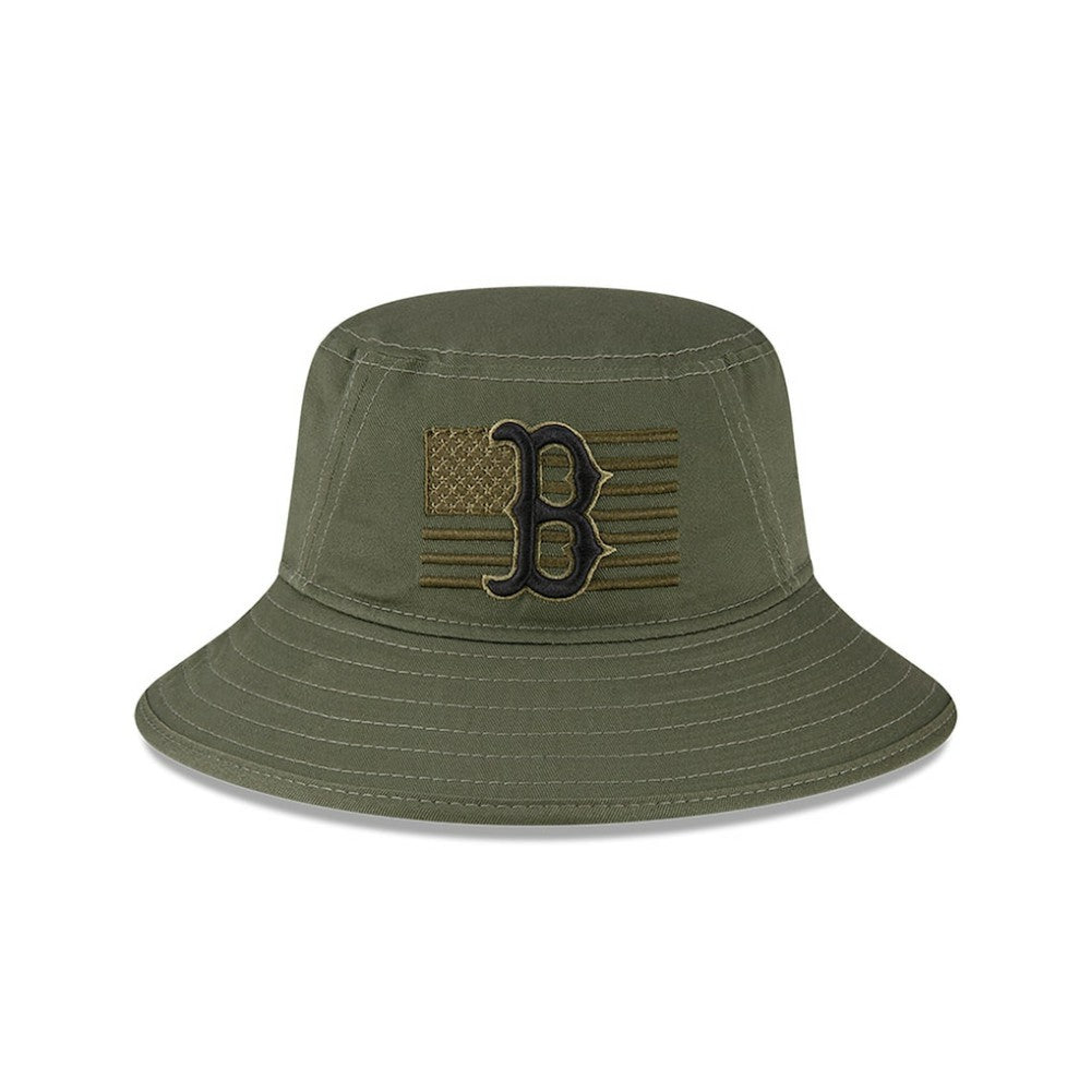 Boston Red Sox New Era 2023 Armed Forces Day Bucket Hat - Green Hats