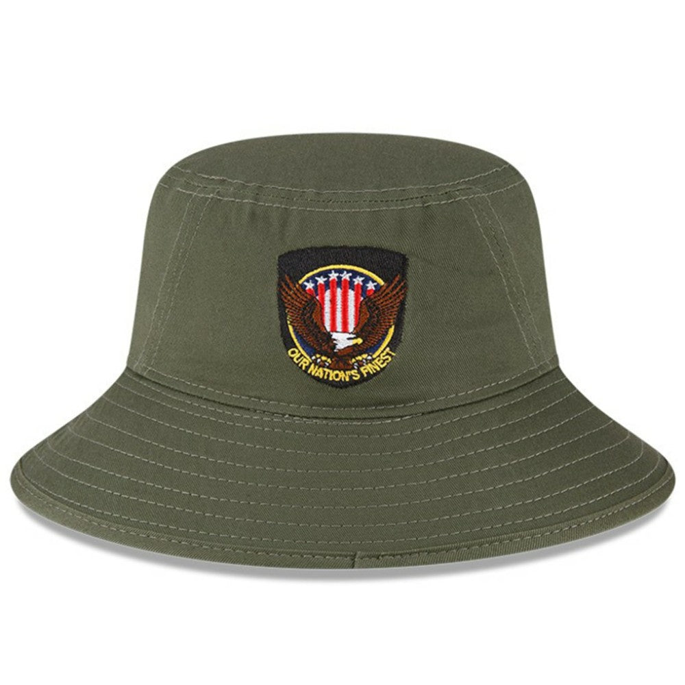 Boston Red Sox New Era 2023 Armed Forces Day Bucket Hat - Green Hats