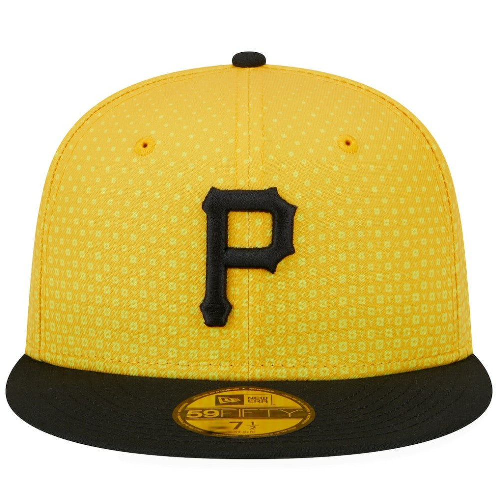 Pittsburgh Pirates New Era 2023 City Connect 59FIFTY Fitted Hat - Gold/Black Hats