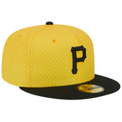 Pittsburgh Pirates New Era 2023 City Connect 59FIFTY Fitted Hat - Gold/Black Hats