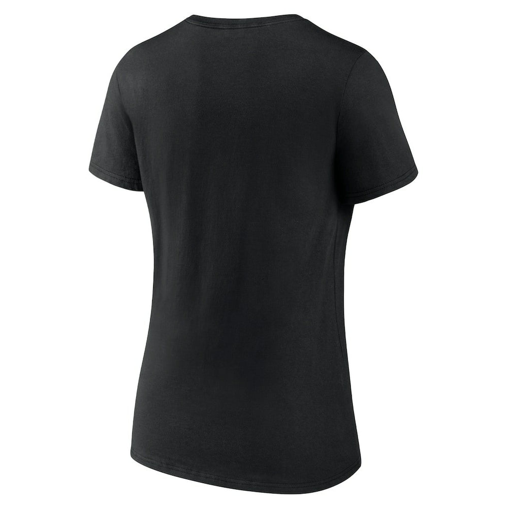 Las Vegas Raiders Women's Primary Play V-Neck T-Shirt - Black T-shirts