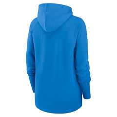 Los Angeles Chargers Women's Asymmetrical Raglan Full-Zip Hoodie - Powder Blue Hoodies