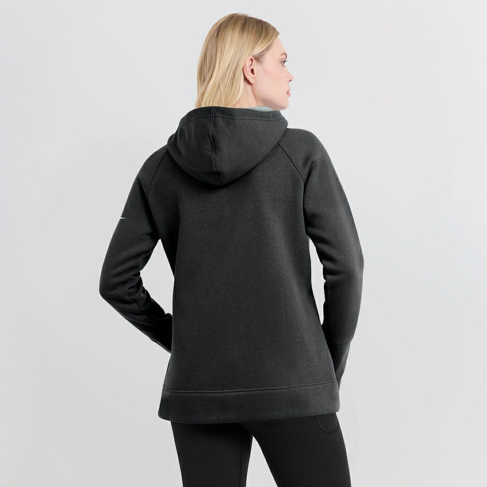 Las Vegas Raiders Women's Asymmetrical Raglan Full-Zip Hoodie - Black Hoodies
