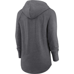 Green Bay Packers Women's Raglan Funnel Neck Pullover Hoodie - Heather Charcoal Hoodies