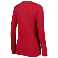 Arizona Cardinals G-III 4Her by Carl Banks Women's Post Season Long Sleeve V-Neck T-Shirt - Cardinal T-shirts