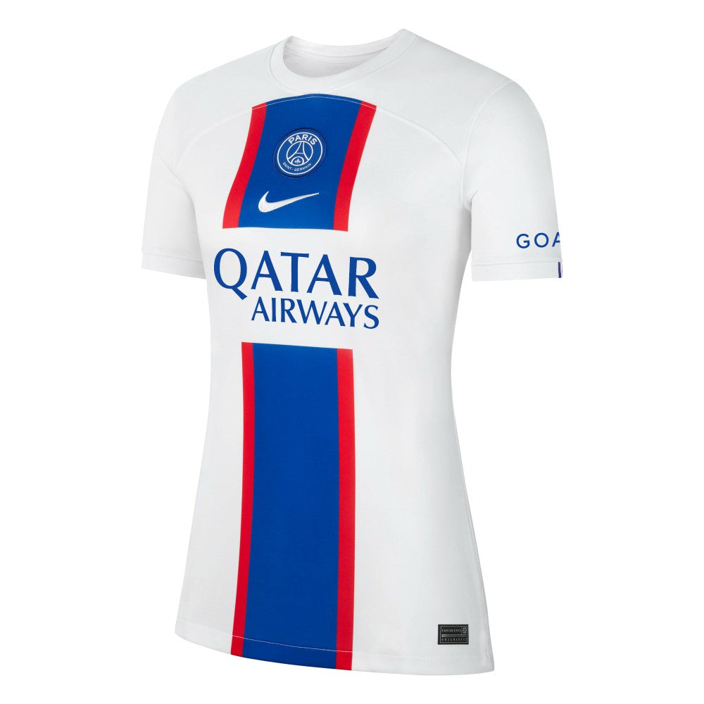 Neymar Jr. Paris Saint-Germain Women's 2022/23 Third Breathe Stadium Replica Player Jersey White - Nike on sale