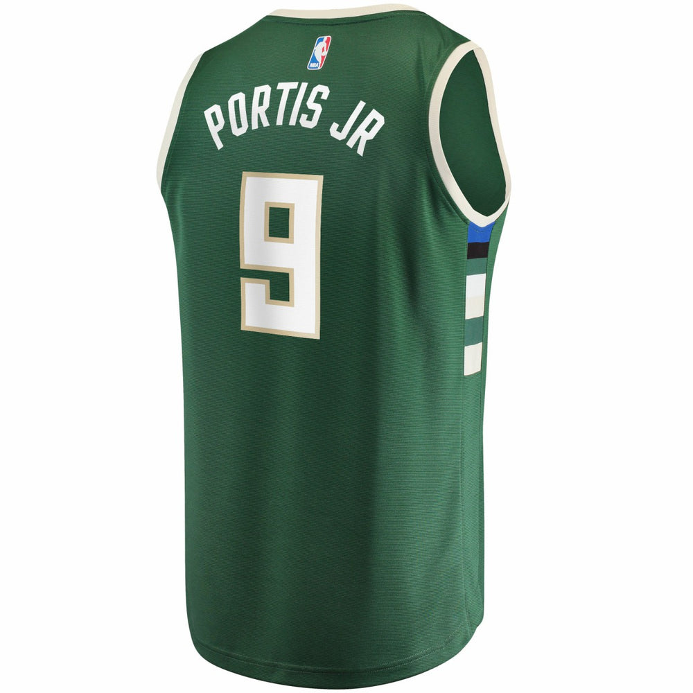 Bobby Portis Milwaukee Bucks Fast Break Replica Jersey Icon Edition Green - Fanatics
