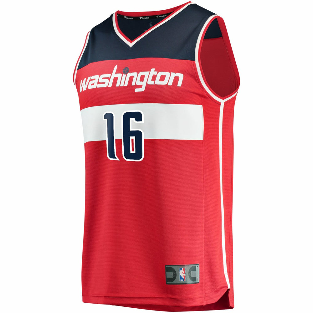 Anthony Gill Washington Wizards Fast Break Replica Jersey Icon Edition Red - Fanatics