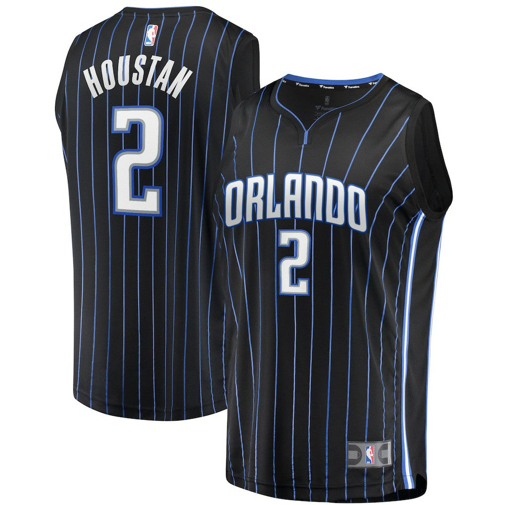Caleb Houstan Orlando Magic Fast Break Replica Jersey Icon Edition Black - Fanatics