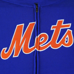 New York Mets Youth Wordmark Full-Zip Fleece Hoodie - Royal Hoodies