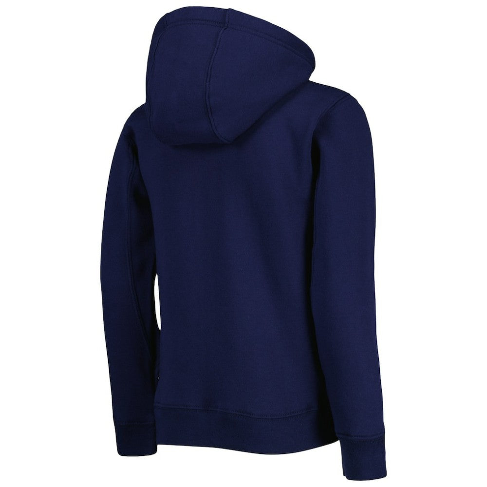 New York Yankees Youth Wordmark Full-Zip Fleece Hoodie - Navy Hoodies