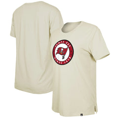 Tampa Bay Buccaneers New Era Women's 2023 NFL Draft T-Shirt - Cream T-shirts