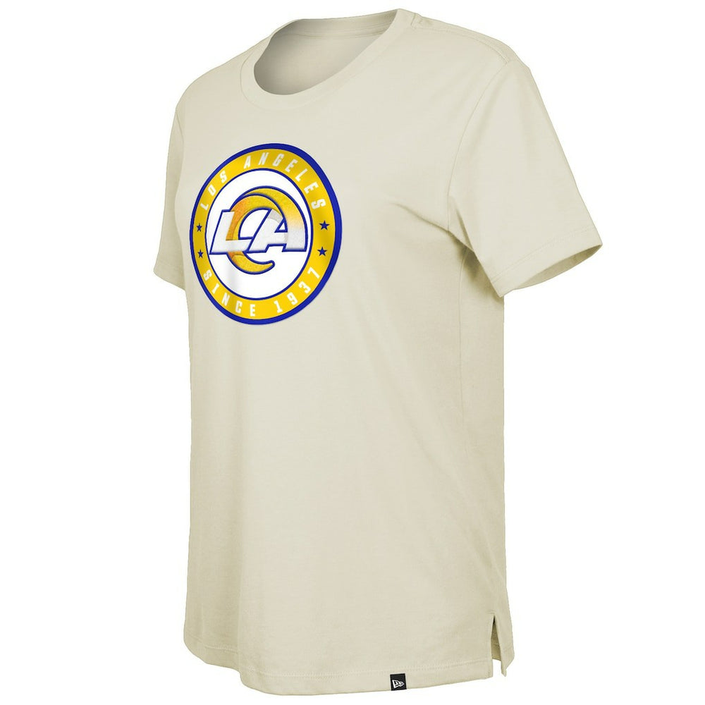 Los Angeles Rams New Era Women's 2023 NFL Draft T-Shirt - Cream T-shirts