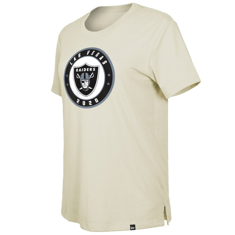 Las Vegas Raiders New Era Women's 2023 NFL Draft T-Shirt - Cream T-shirts