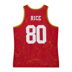Jerry Rice San Francisco 49ers 1994 Player Burst Tank Top - Scarlet Tops
