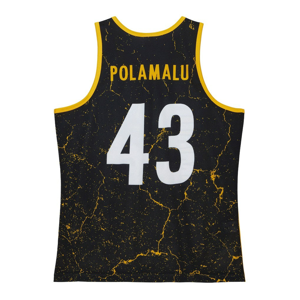 Troy Polamalu Pittsburgh Steelers 2007 Player Burst Tank Top - Black Tops