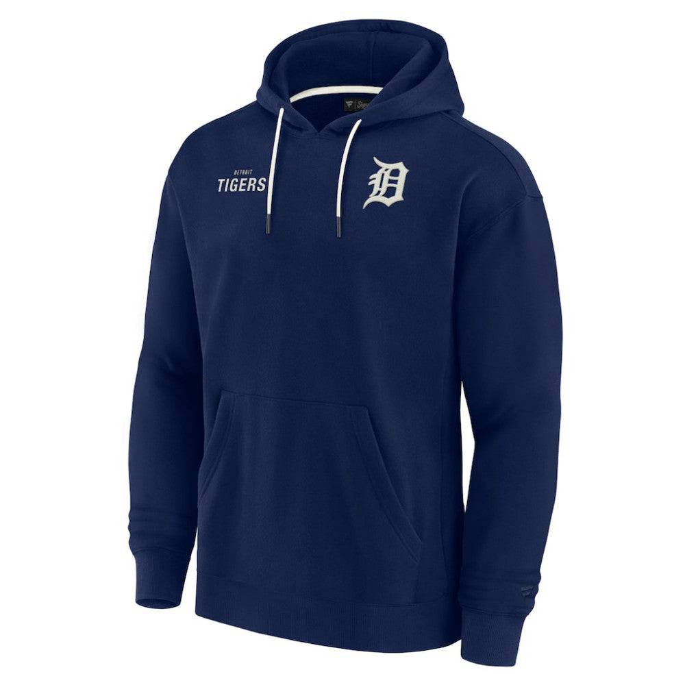 Detroit Tigers Fanatics Unisex Elements Super Soft Fleece Pullover Hoodie - Navy Hoodies