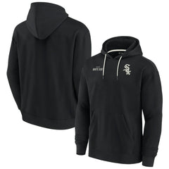 Chicago White Sox Fanatics Unisex Elements Super Soft Fleece Pullover Hoodie - Black Hoodies