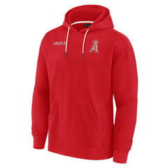 Los Angeles Angels Fanatics Unisex Elements Super Soft Fleece Pullover Hoodie - Red Hoodies