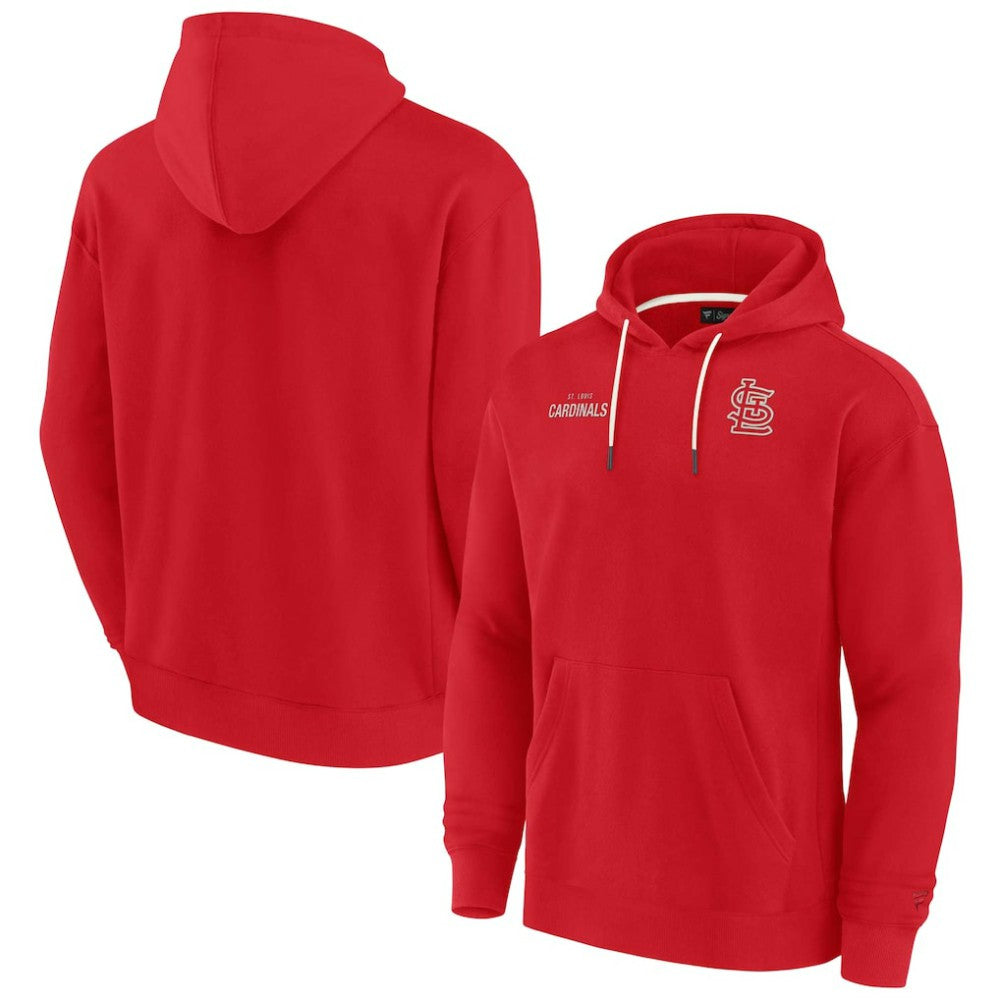 St. Louis Cardinals Fanatics Unisex Elements Super Soft Fleece Pullover Hoodie - Red Hoodies