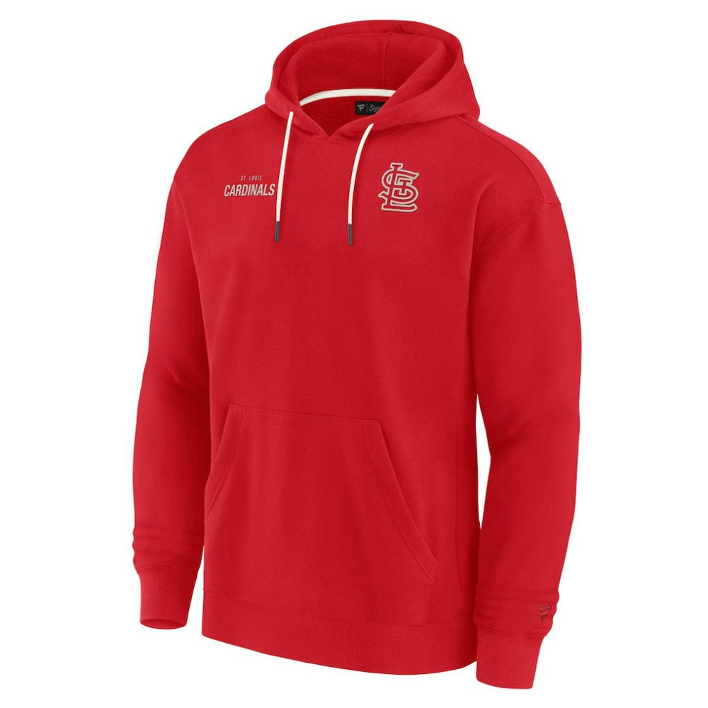 St. Louis Cardinals Fanatics Unisex Elements Super Soft Fleece Pullover Hoodie - Red Hoodies