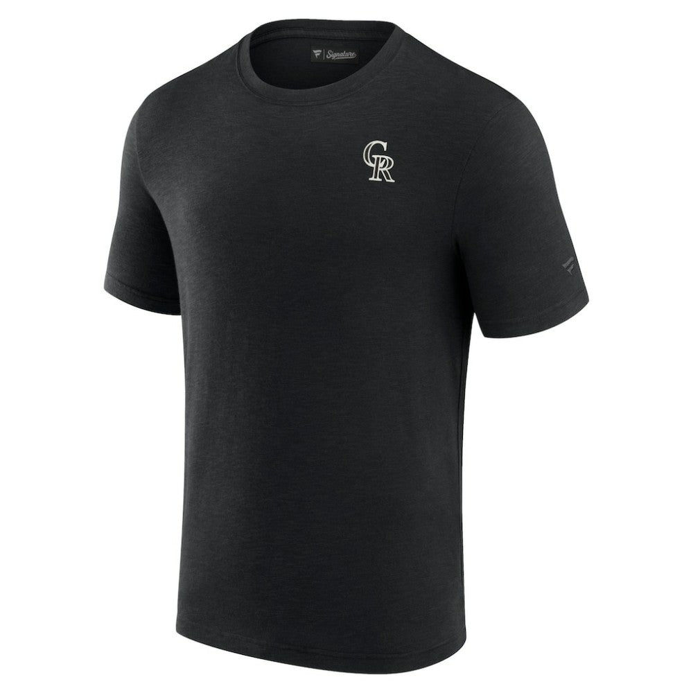 Colorado Rockies Fanatics Modal Short Sleeve T-Shirt - Black T-shirts