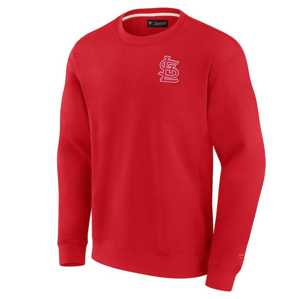 St. Louis Cardinals Fanatics Unisex Super Soft Pullover Crew Sweatshirt - Red Pullover