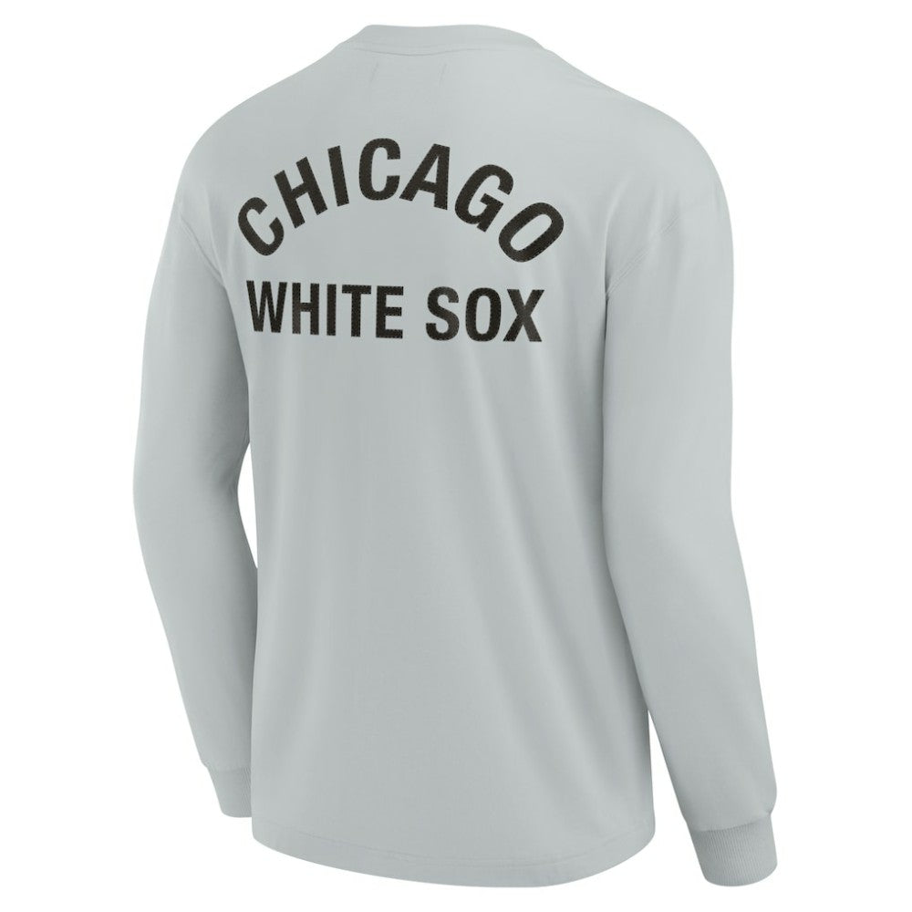 Chicago White Sox Fanatics Unisex Elements Super Soft Long Sleeve T-Shirt - Gray T-shirts