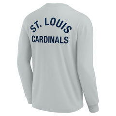 St. Louis Cardinals Fanatics Unisex Elements Super Soft Long Sleeve T-Shirt - Gray T-shirts