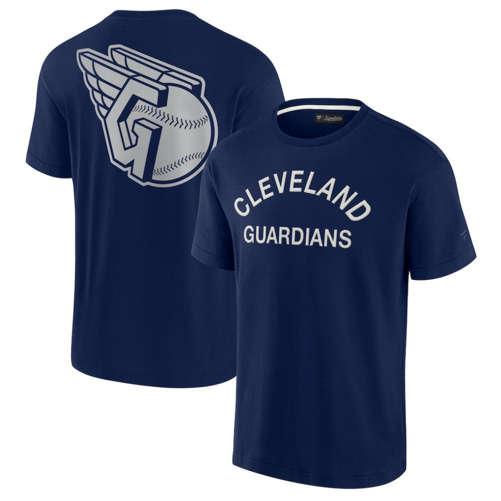 Cleveland Guardians Fanatics Unisex Elements Super Soft Short Sleeve T-Shirt - Navy T-shirts