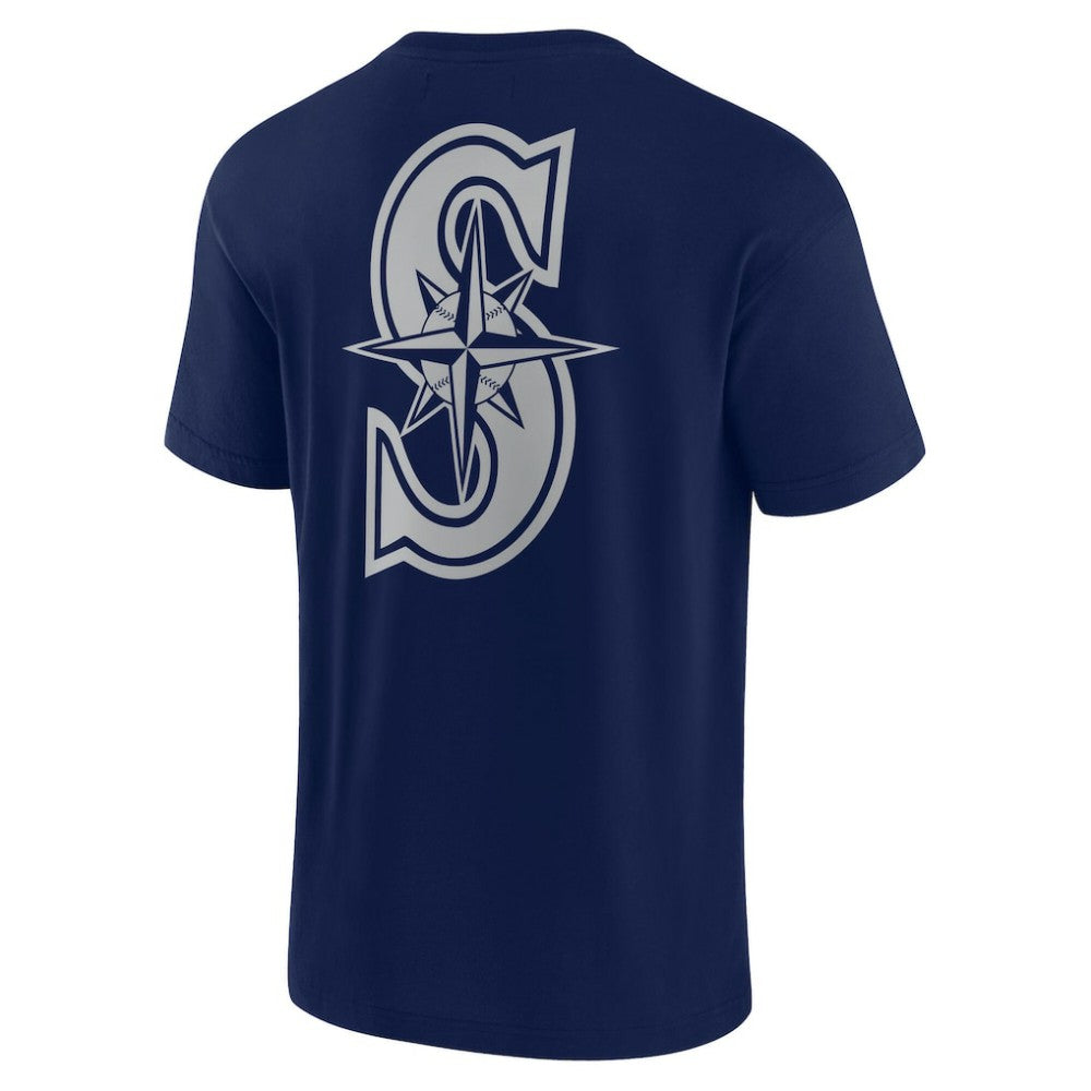 Seattle Mariners Fanatics Unisex Elements Super Soft Short Sleeve T-Shirt - Navy T-shirts