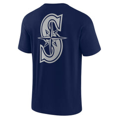 Seattle Mariners Fanatics Unisex Elements Super Soft Short Sleeve T-Shirt - Navy T-shirts