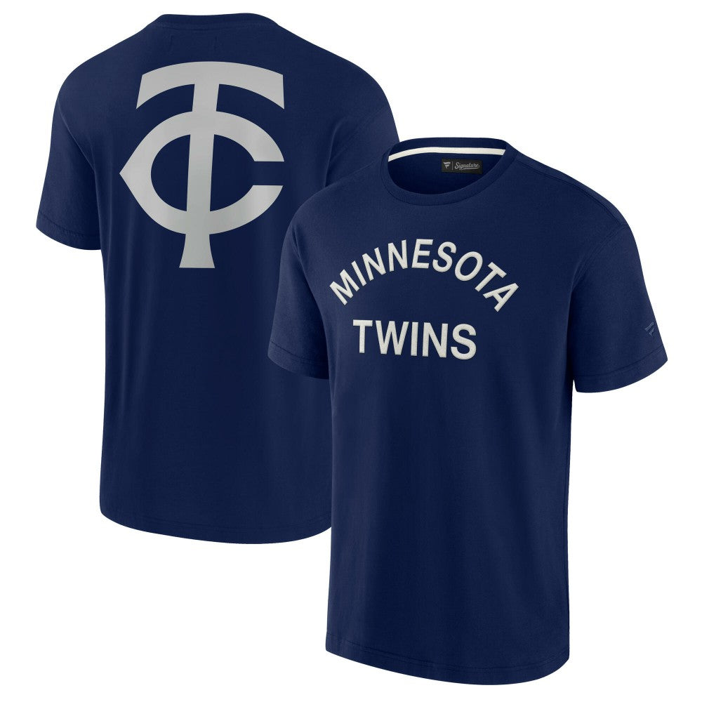 Minnesota Twins Fanatics Unisex Elements Super Soft Short Sleeve T-Shirt - Navy T-shirts