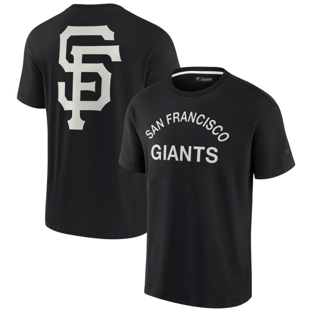 San Francisco Giants Fanatics Unisex Elements Super Soft Short Sleeve T-Shirt - Black T-shirts