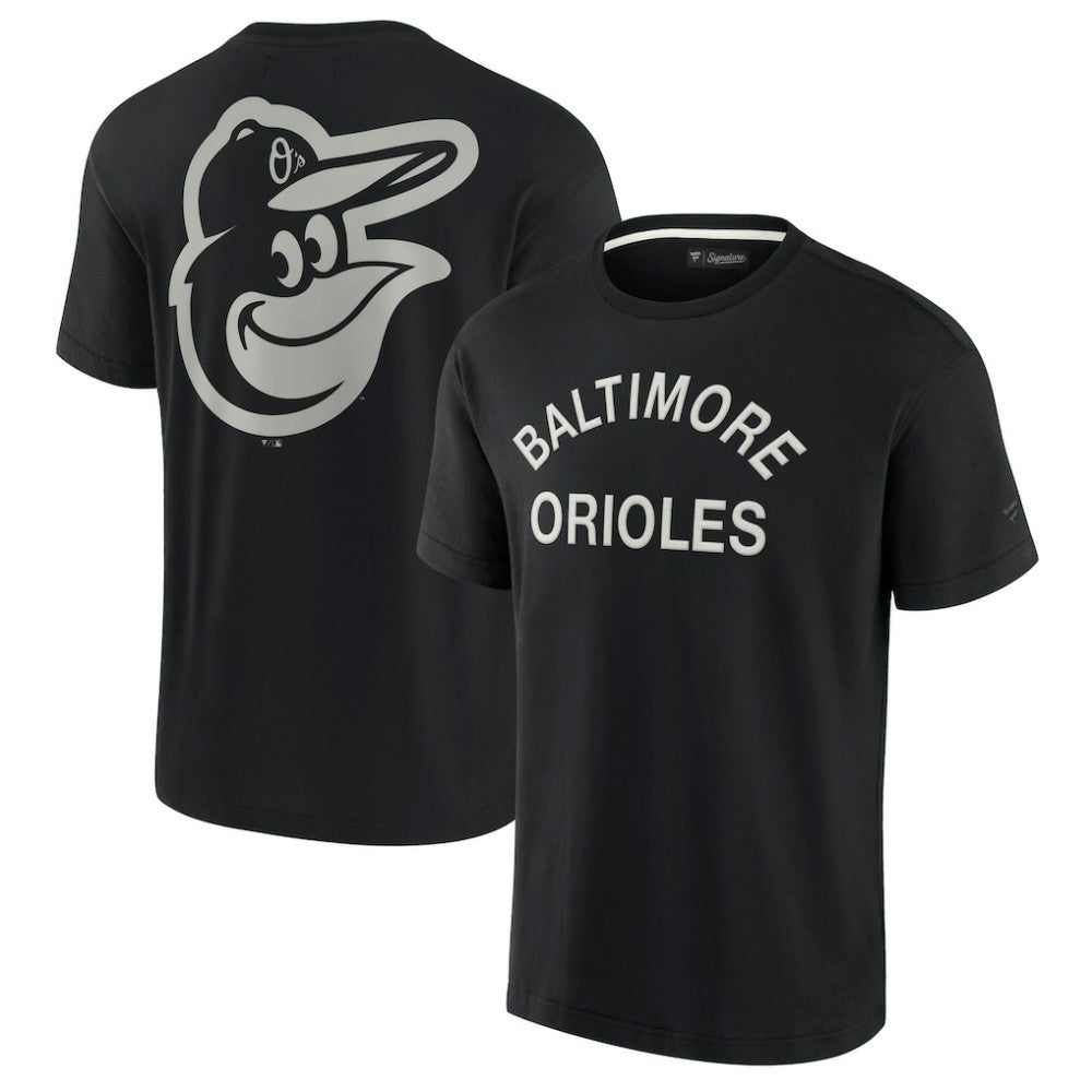 Baltimore Orioles Fanatics Unisex Elements Super Soft Short Sleeve T-Shirt - Black T-shirts