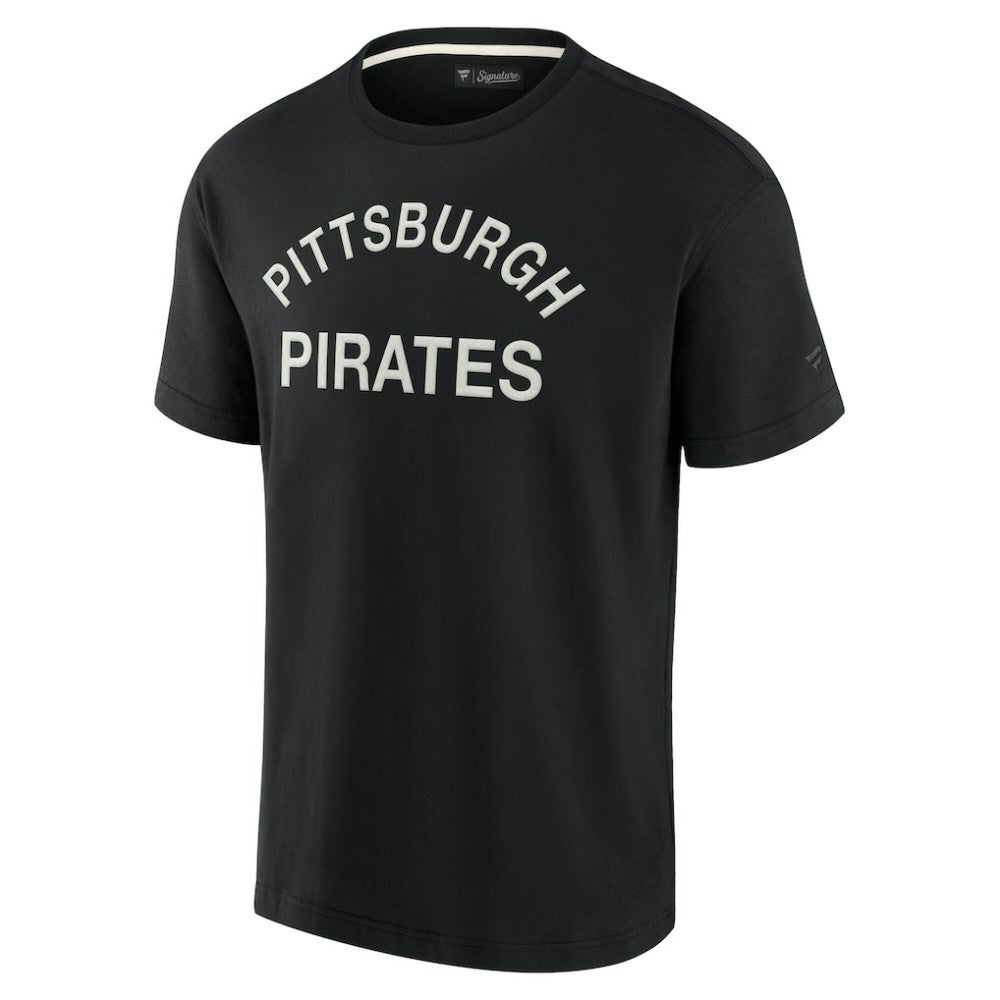 Pittsburgh Pirates Fanatics Unisex Elements Super Soft Short Sleeve T-Shirt - Black T-shirts